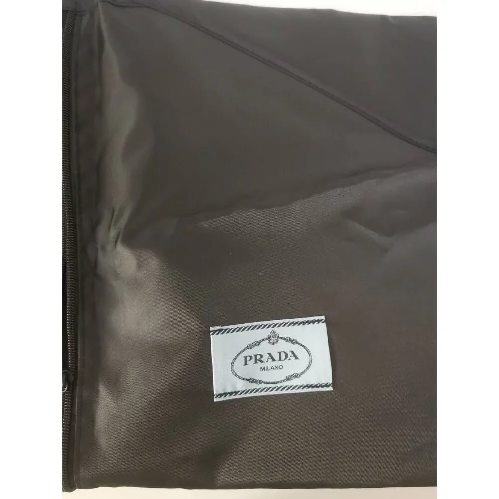 Pre-owned PRADA Garment Bag Cover Suit Jacket Dust Protector Travel Storage Case